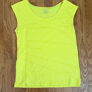 Ann Taylor Bright Yellow Tank Top